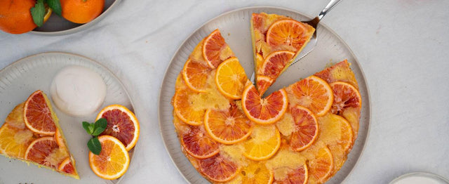 Upside Down Blutorangenkuchen