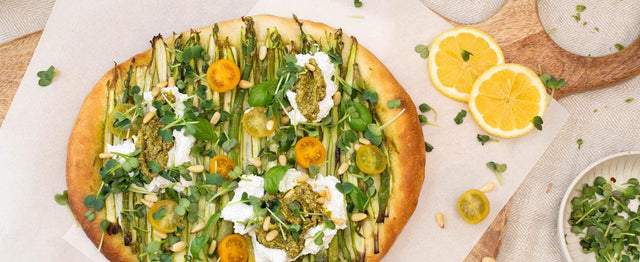 Spargel Flatbreads