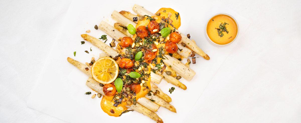 mediterraner Ofenspargel