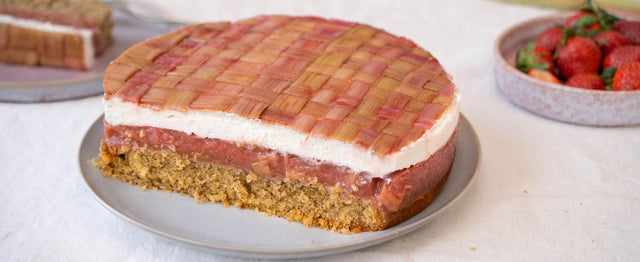 Rhabarber-Mandel-Torte