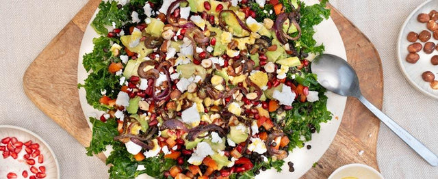 Grünkohl-Linsen-Salat