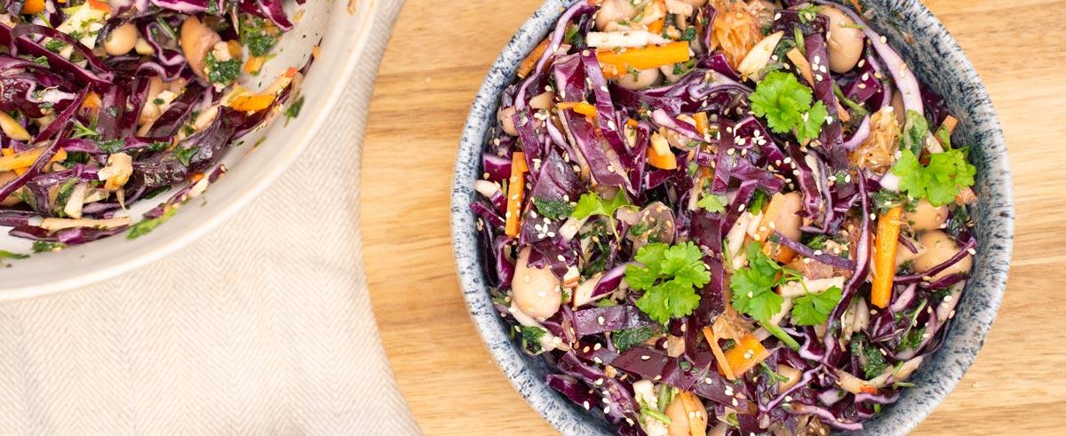 Rotkohl-Orangen-Salat