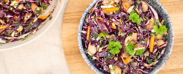 Rotkohl-Orangen-Salat