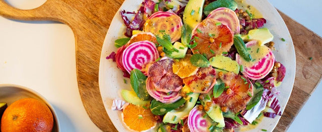 Radicchiosalat mit Blutorange