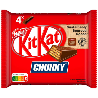 KitKat Chunky Milk, 4er Pack 160g