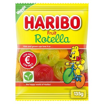 Haribo Fruit Rotella 135g