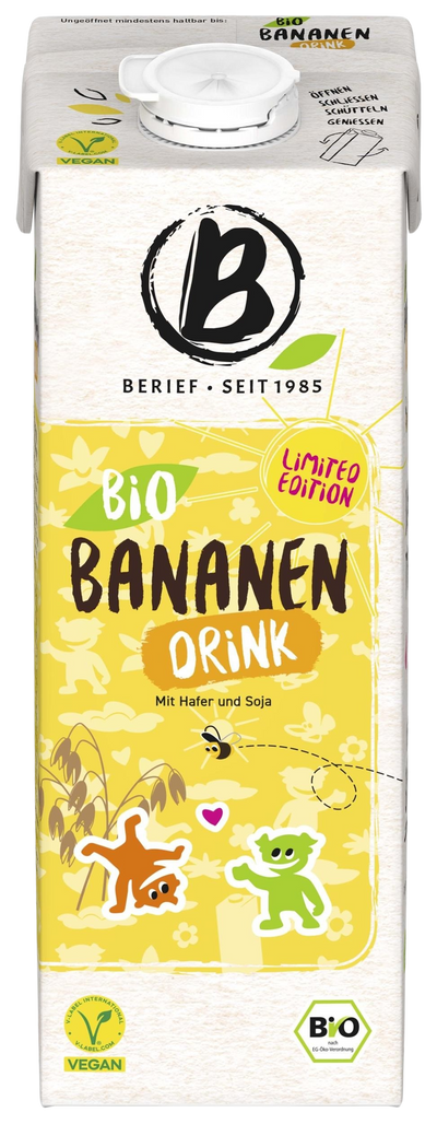 Bio Berief Banane-Drink 1 l