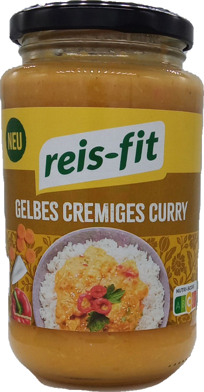 reis-fit Sauce Gelbes Cremiges Curry 410 g