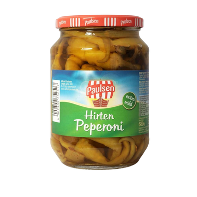 Paulsen Hirtenpeperoni, Glas 810 ml