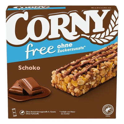 Corny Free Schoko, 6er Pack 120g