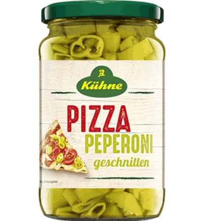 Kühne Pizza-Peperoni, geschnitten 370 ml