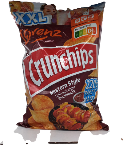 Lorenz Crunchips XXL Western Style 220g