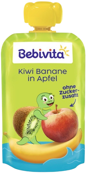 Kiwi Banane in Apfel, Quetschie ab 1 Jahr, 120g