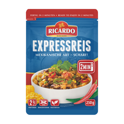 Mikrowellenreis Mexikanisch Scharf 250g