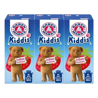 Bärenmarke Kiddis Erdbeermilch 3x0,2 l