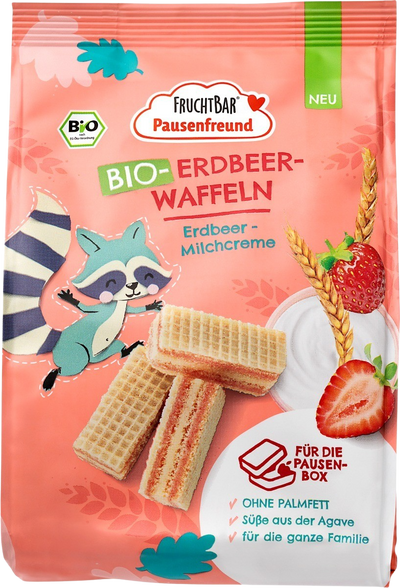 Bio Erdbeer-Waffeln 120g