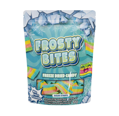 Frosty Bites Sour Strips 56g