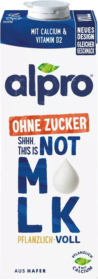 Alpro Haferdrink Pflanzlich & Voll 1l