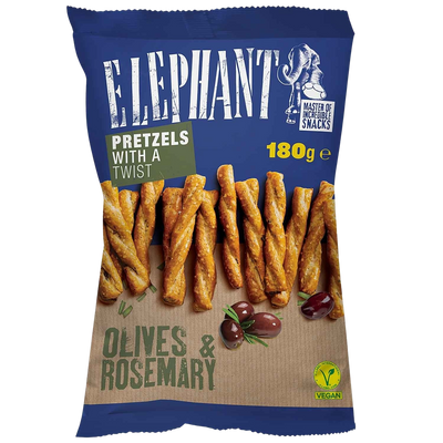 Twisted Pretzels Olive & Rosmarin 180g