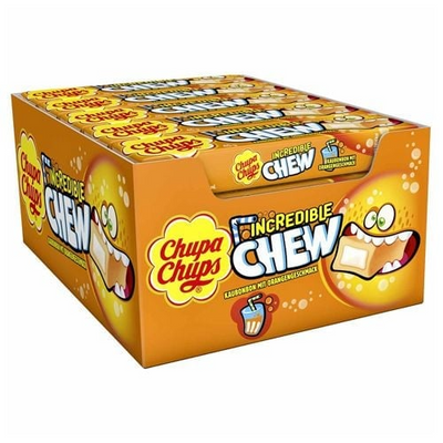 Chupa Chups Incredible Chew 20x45g Orange