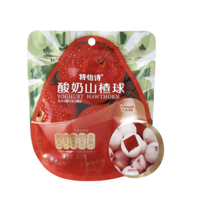 Tonys Yoghurt Hawthorn Balls Display 58g