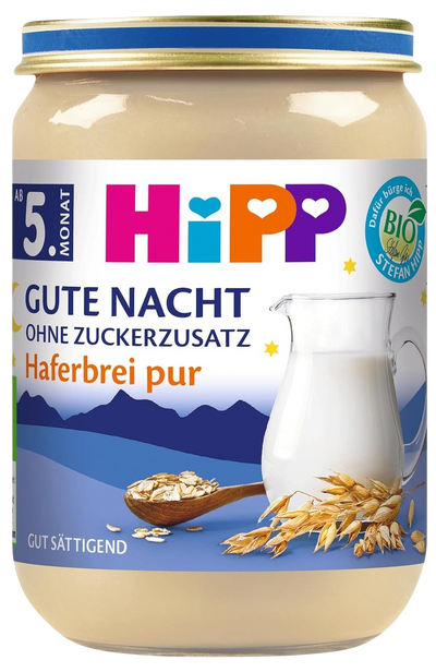 Haferbrei pur 190g Glas