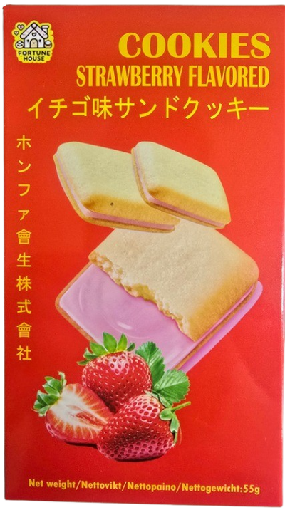 Fortune House Biscuit Strawberry 55 g