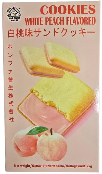 Fortune House Biscuit White Peach 55 g