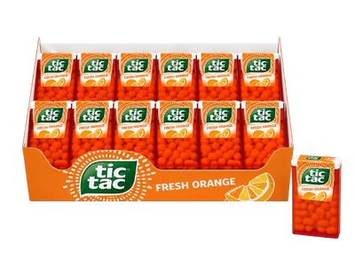 TicTac Orange Display 12x13g