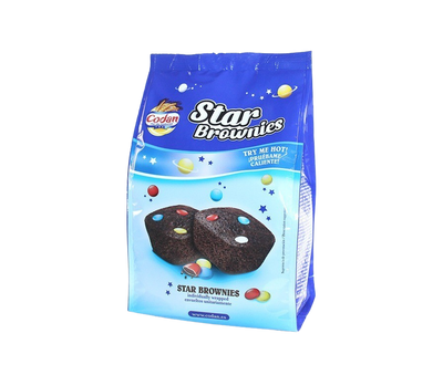 Star Brownies mit Schokolinsen, 8er Pack 160g