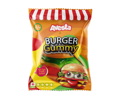 Avesta Burger Gummy Display 24x20g