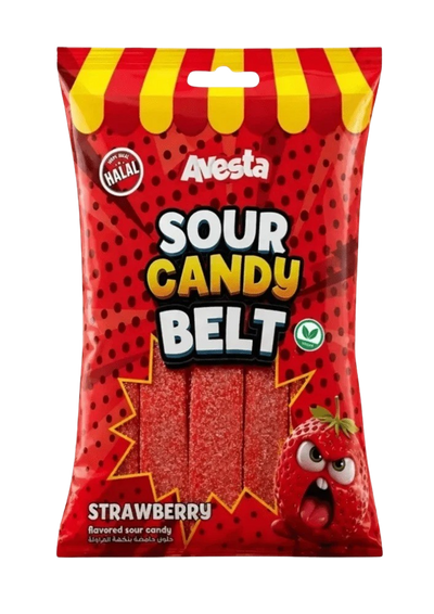 Avesta Sour Belt Strawberry Display 70g