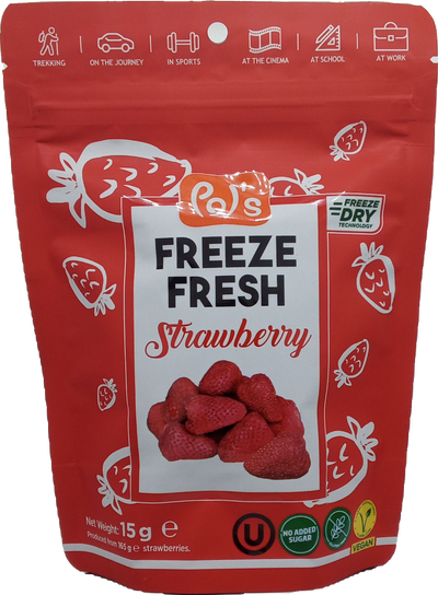 Gefriergetrocknete Erdbeeren Fruchtchips 15g