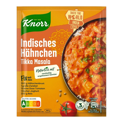 Knorr Basis Indisches Hähnchen Tikka Masala 36g