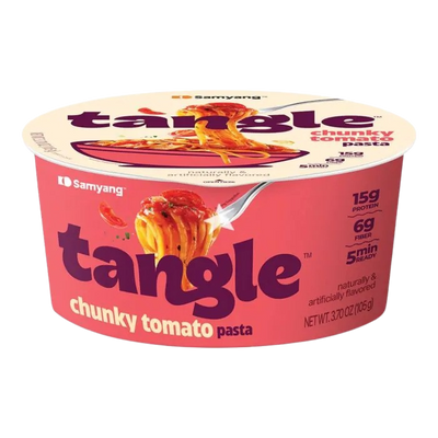 Samyang Tangle Pasta mit stückiger Tomatensauce – Bowl 105 g