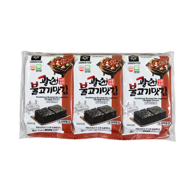 SAMWON Algensnack Bulgogi 3 x 4 g