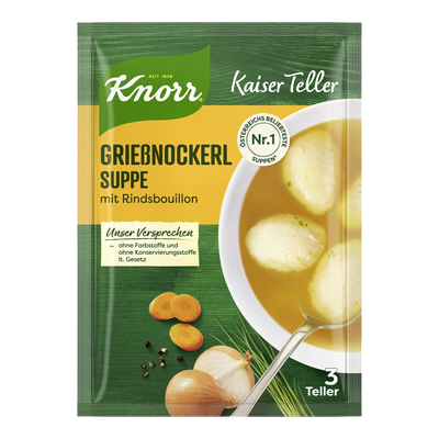 Knorr Kaiser Teller Grießnockerlsuppe 62g