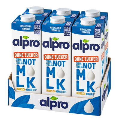 Alpro Pflanzlich & Weniger Fett 6x 1L