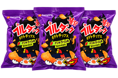 Samyang Buldak Chips Chili & Lime 55g