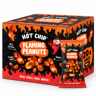 HOT-CHIP Erdnüsse Flaming 20x70 g