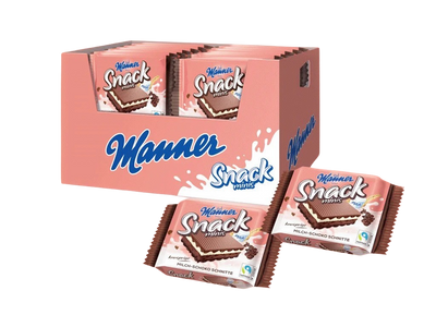 Manner Snack Minis Milch-Schoko 28 × 25 g