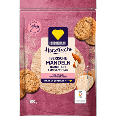 Mandeln blanchiert, gemahlen, 100g