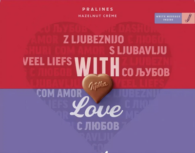 Milka Pralinen "Love" 110g