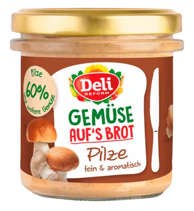 Deli Reform Bio Gemüse aufs Brot Pilze 150 g