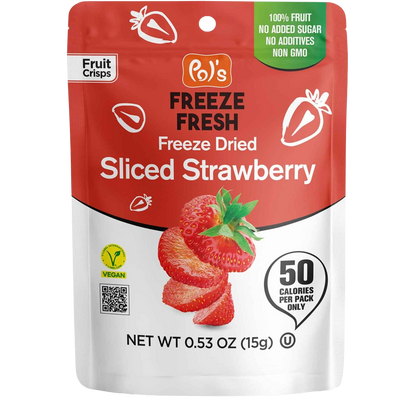 Gefriergetrocknete Erdbeeren Scheiben Fruchtchips